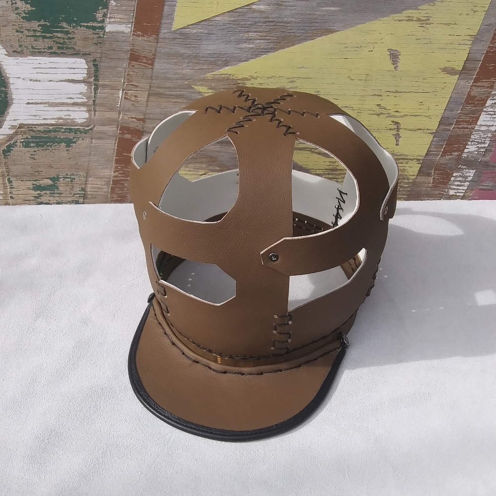 Handmade Rasta Leather Crown